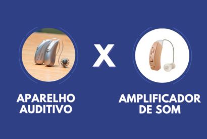 Qual a diferença entre um aparelho auditivo e um amplificador de som?