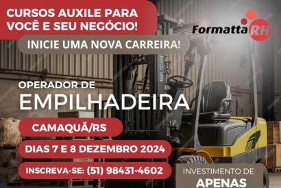 CURSO OPERADOR DE EMPILHADEIRA