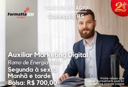 FORMATTA RH: Auxiliar Marketing Digital