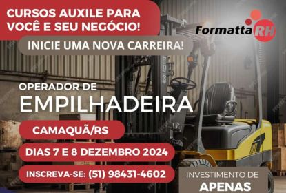 CURSO OPERADOR DE EMPILHADEIRA