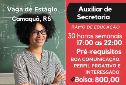 ESTÁGIO AUXILIAR DE SECRETÁTIA