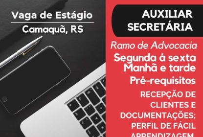 VAGAS DE AUXILIAR DE SECRETÁRIA