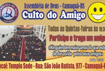 CONVITE CULTO AS QUINTAS  FEIRAS