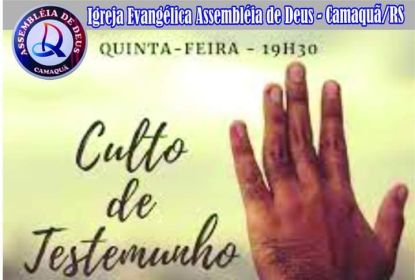 CULTO NAS QUINTAS FEIRAS