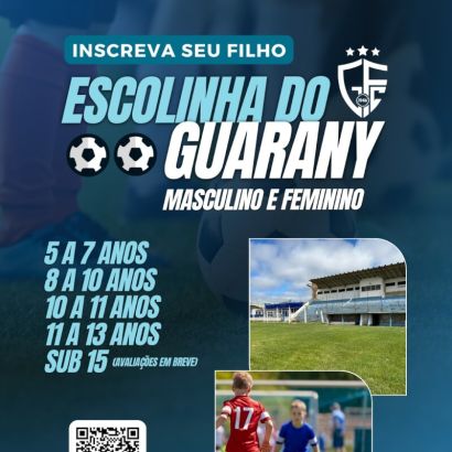 Inscreva seu filho na Escolinha do Guarany