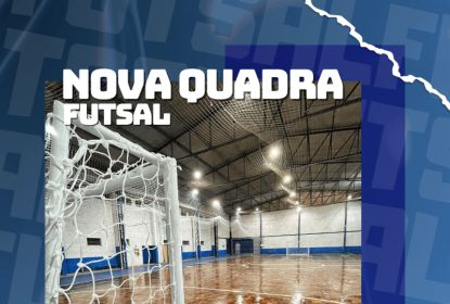 A nova quadra de futsal está pronta! 