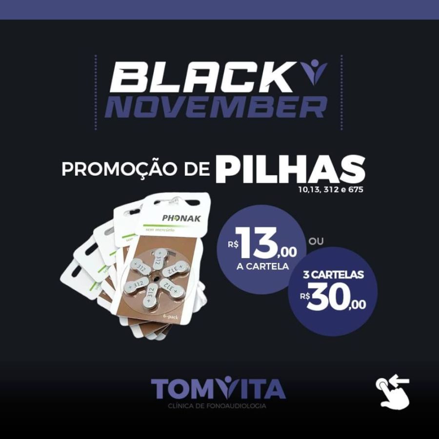 Condições incríveis da Black November TomVita