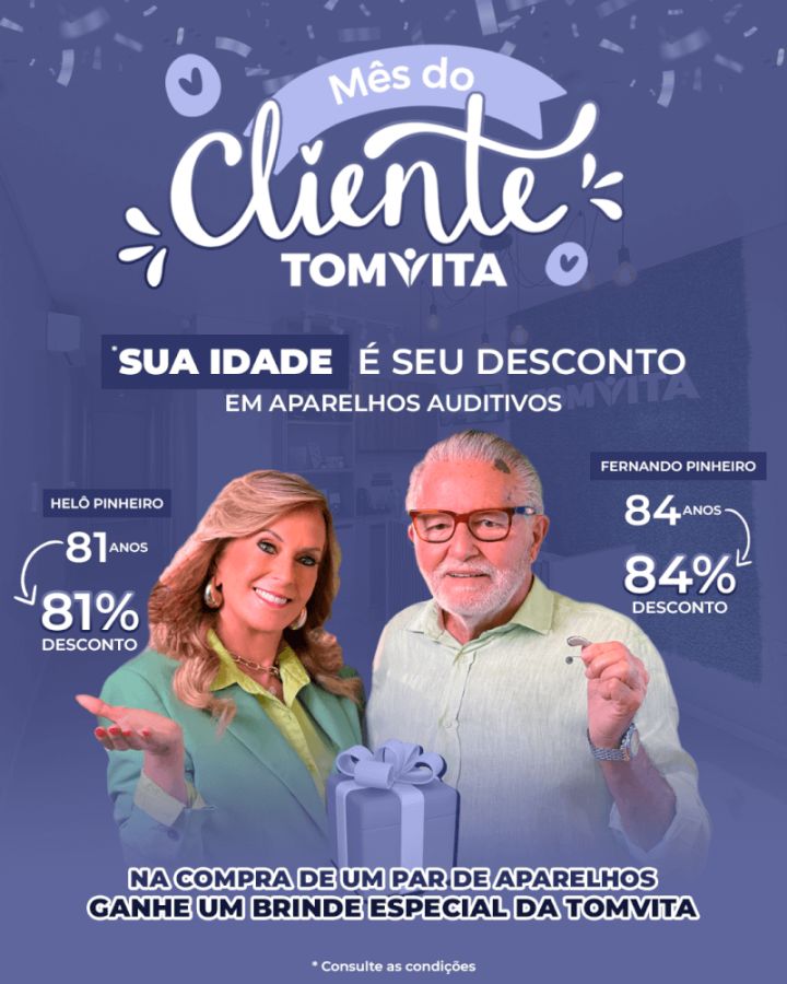 Mês do Cliente TomVita!